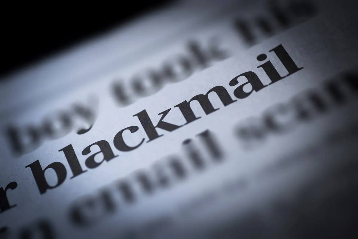 Online Blackmail and Extortion Scams