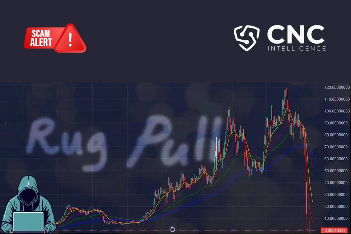 Rug Pull Cryptocurrency Scams - Warning by CNC Intelligence