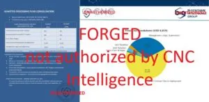 Fraudulent CNC Intelligence fund consolidation document